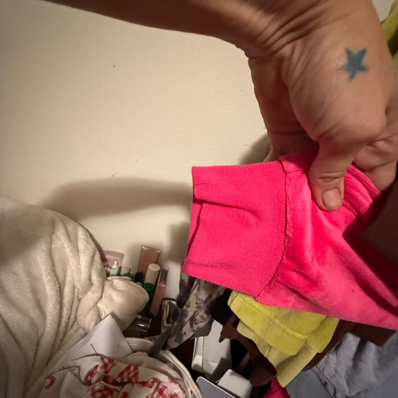 Fashion Nova Hot Pink Velour Set - Picture 5 of 5